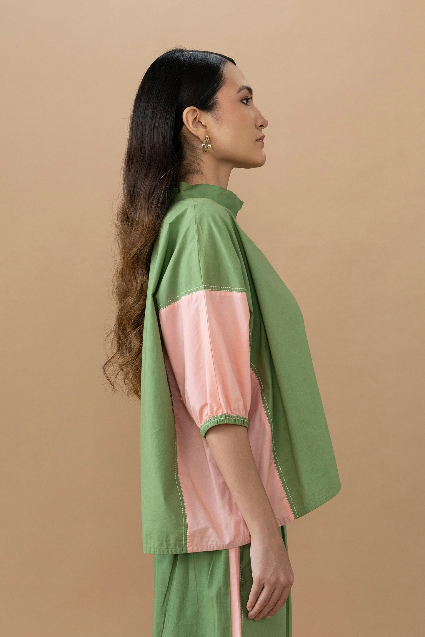 Gina Top - Olive & Quartz