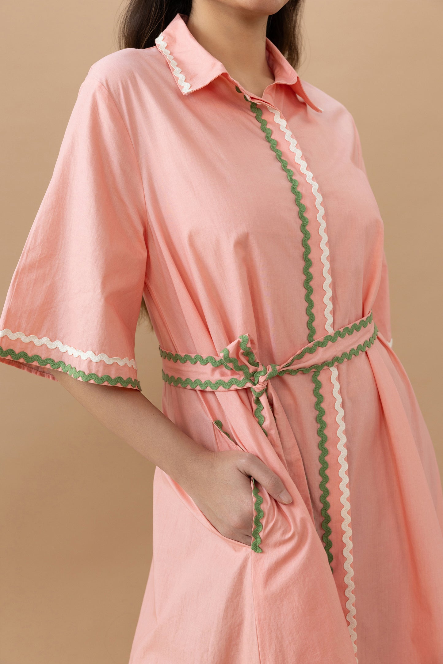 Nicole Dress - Quartz Pink