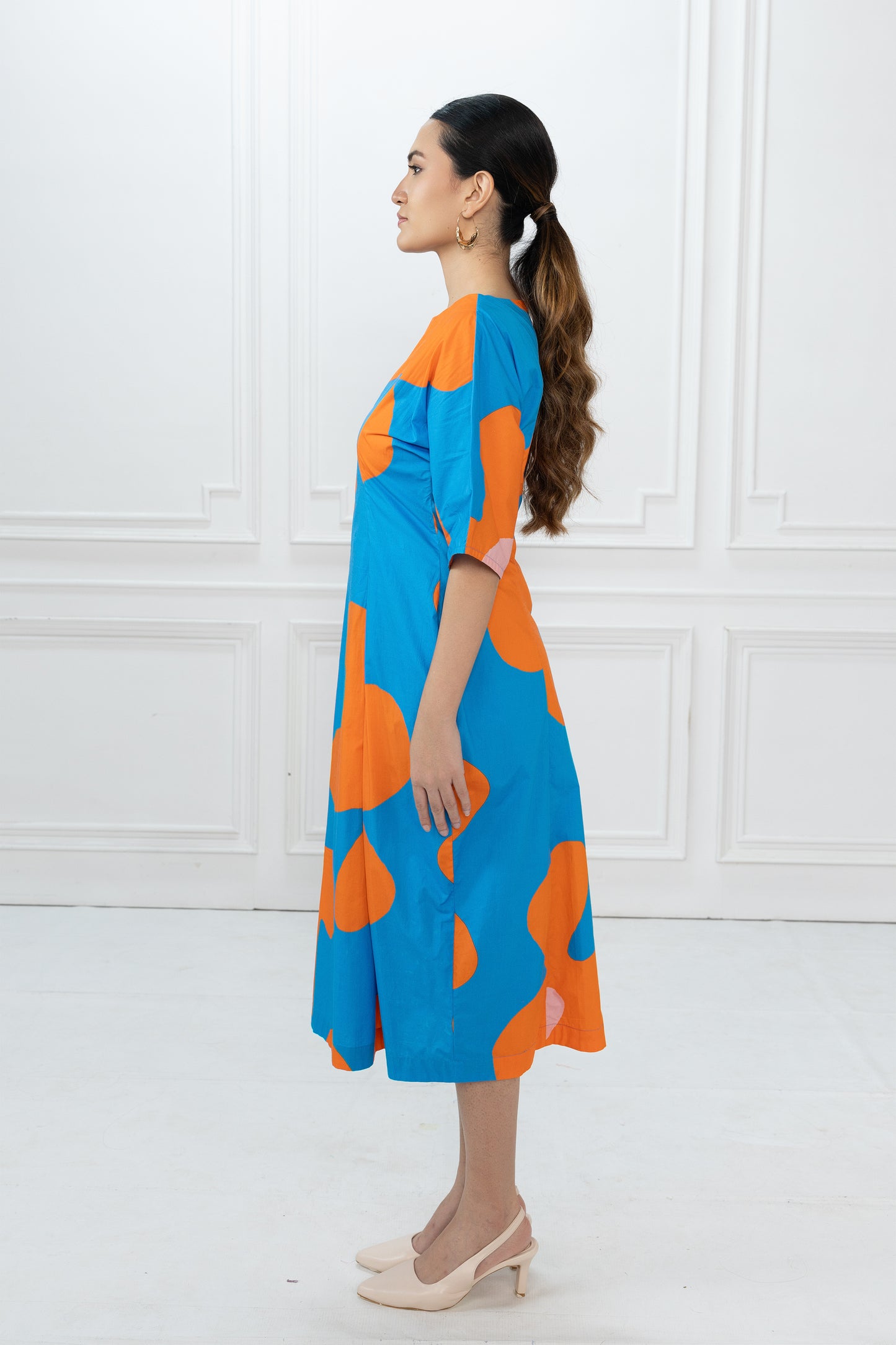 Bia Dress - Blue Bold Floral