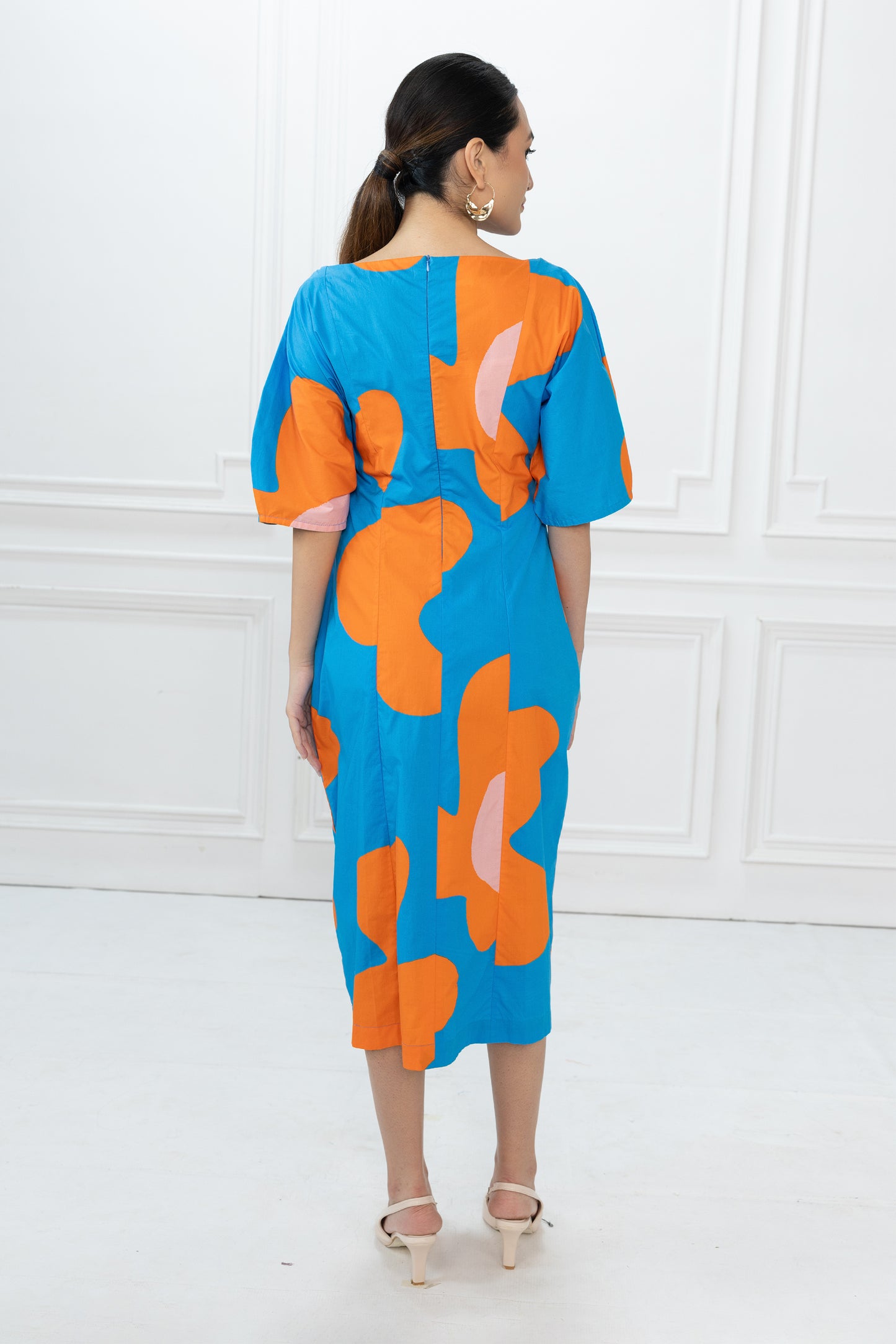 Bia Dress - Blue Bold Floral