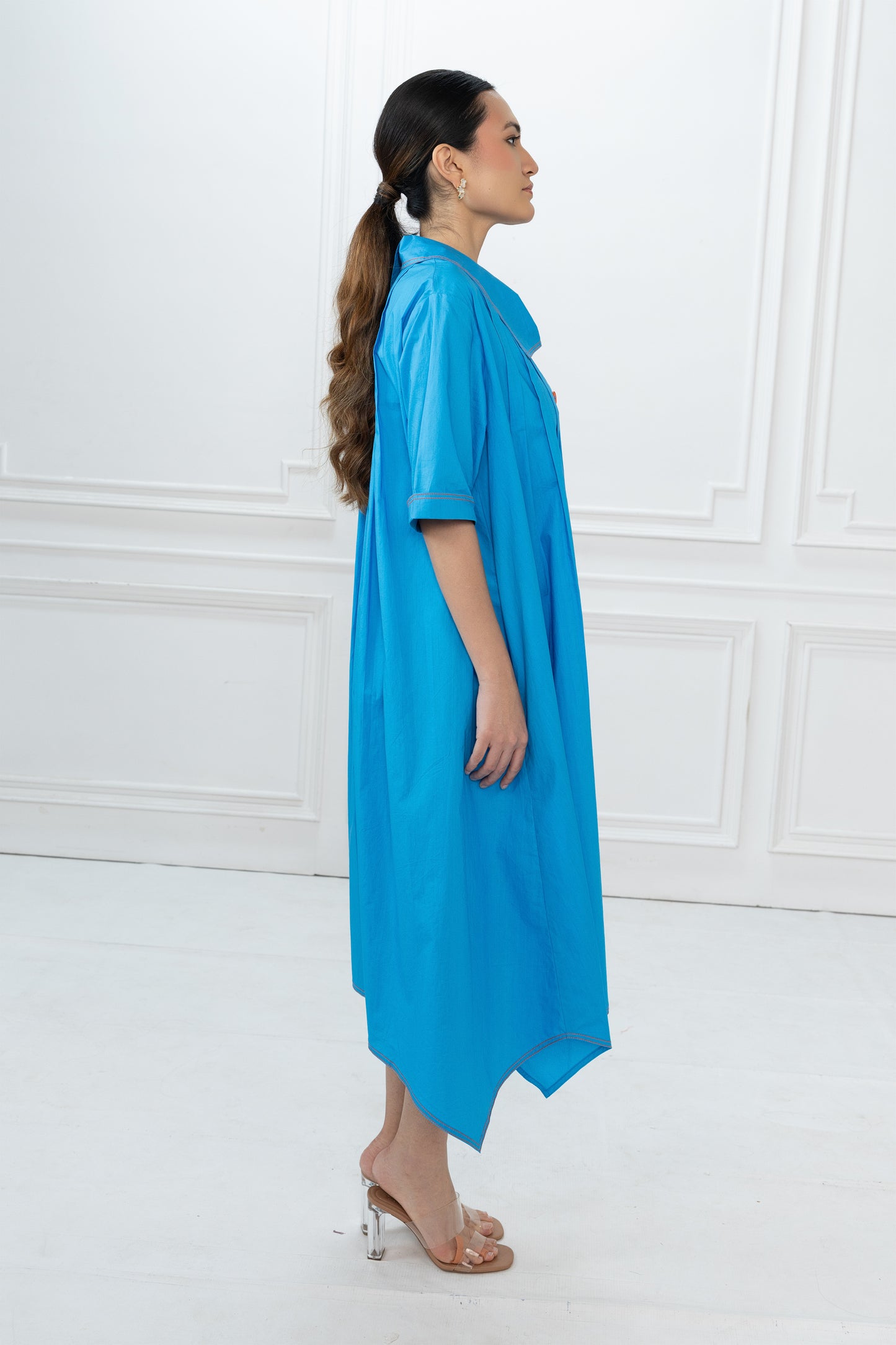 Ray Dress - Azure Blue