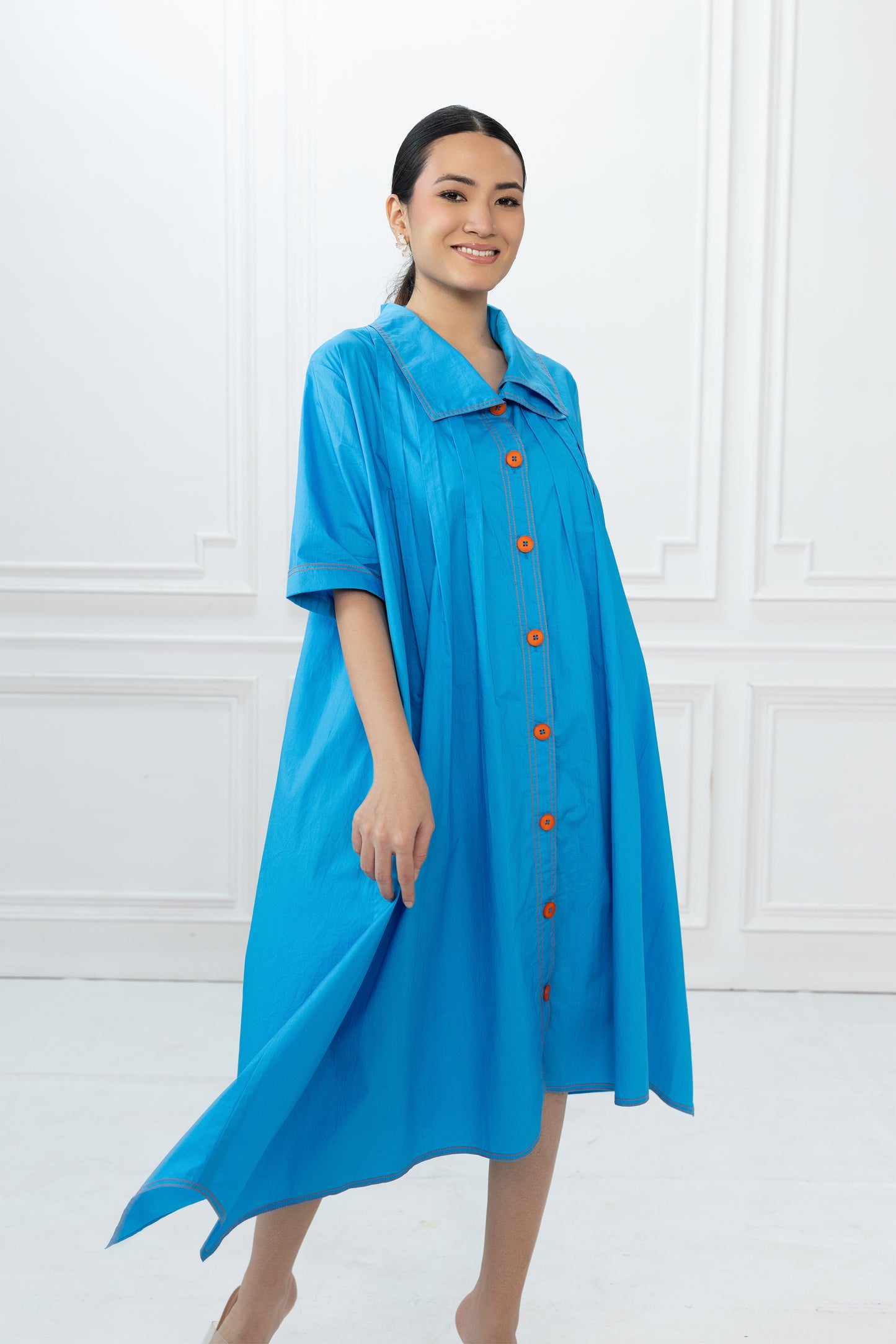 Ray Dress - Azure Blue