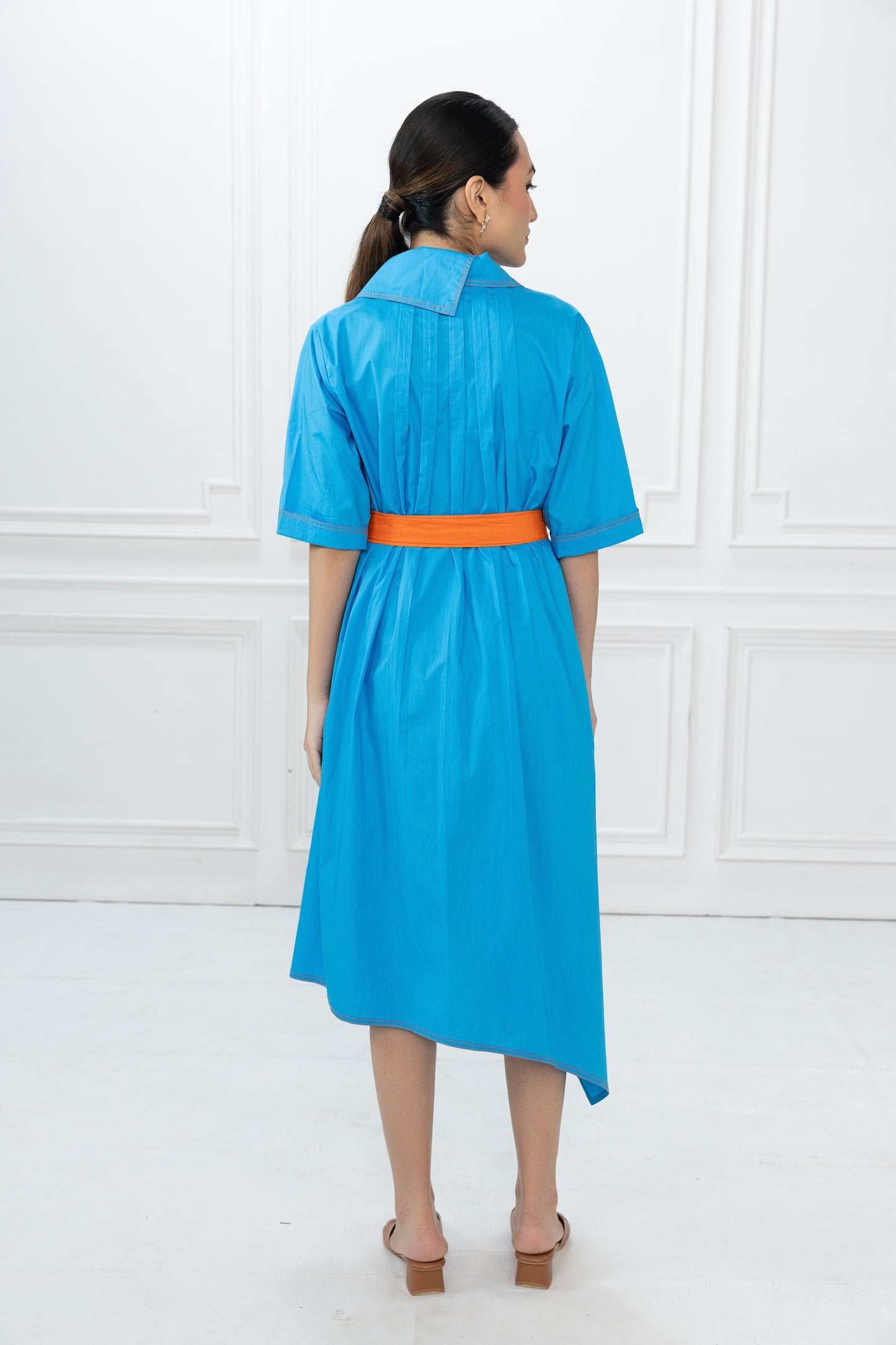 Ray Dress - Azure Blue