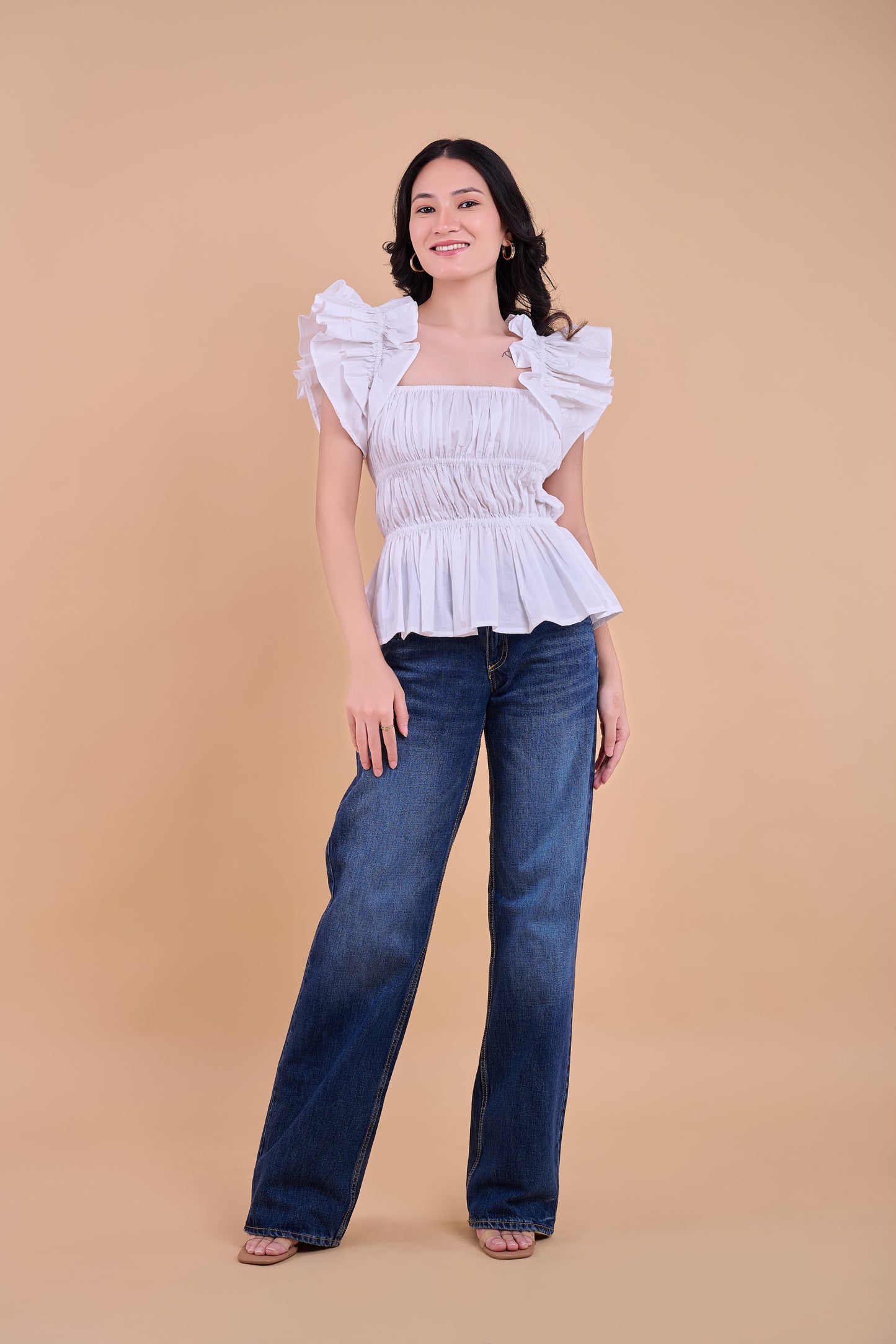 Malla Top - White