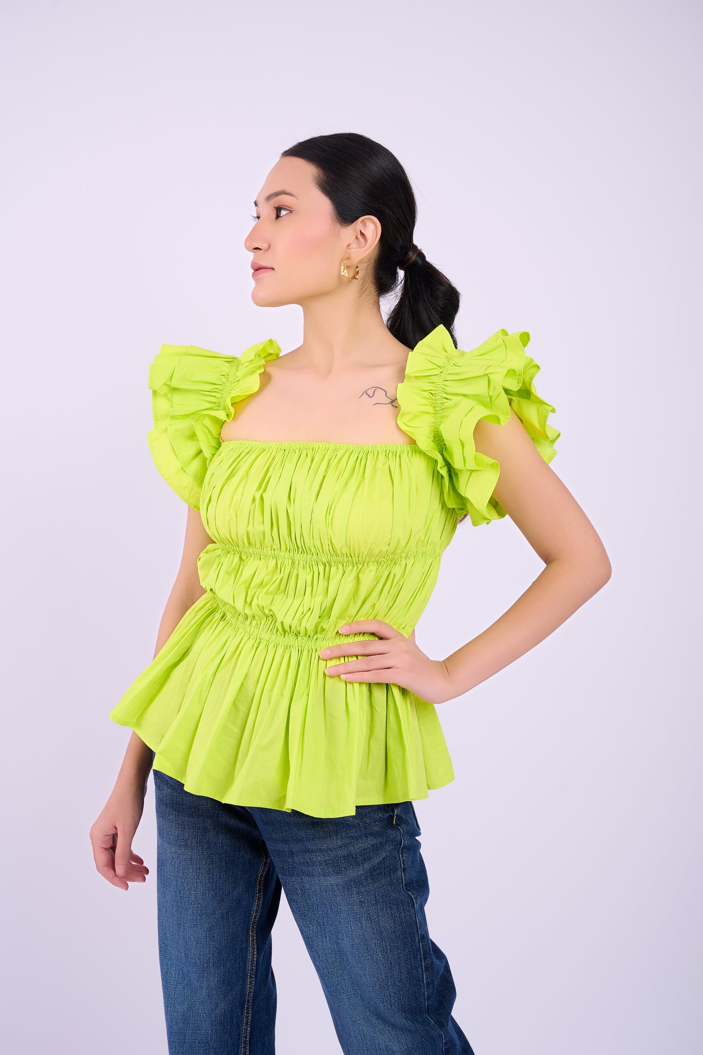 Malla Top - Lime