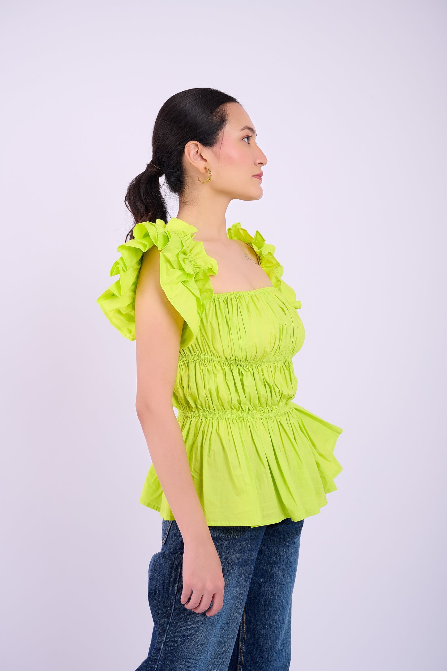 Malla Top - Lime