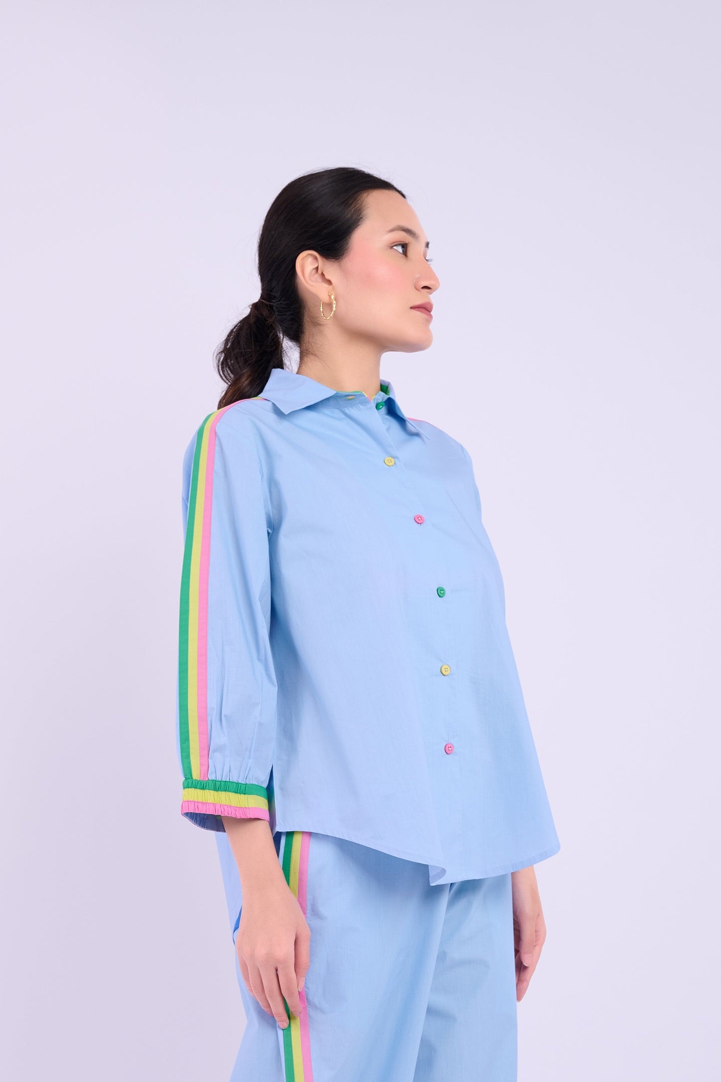 Harper Top - Light Blue