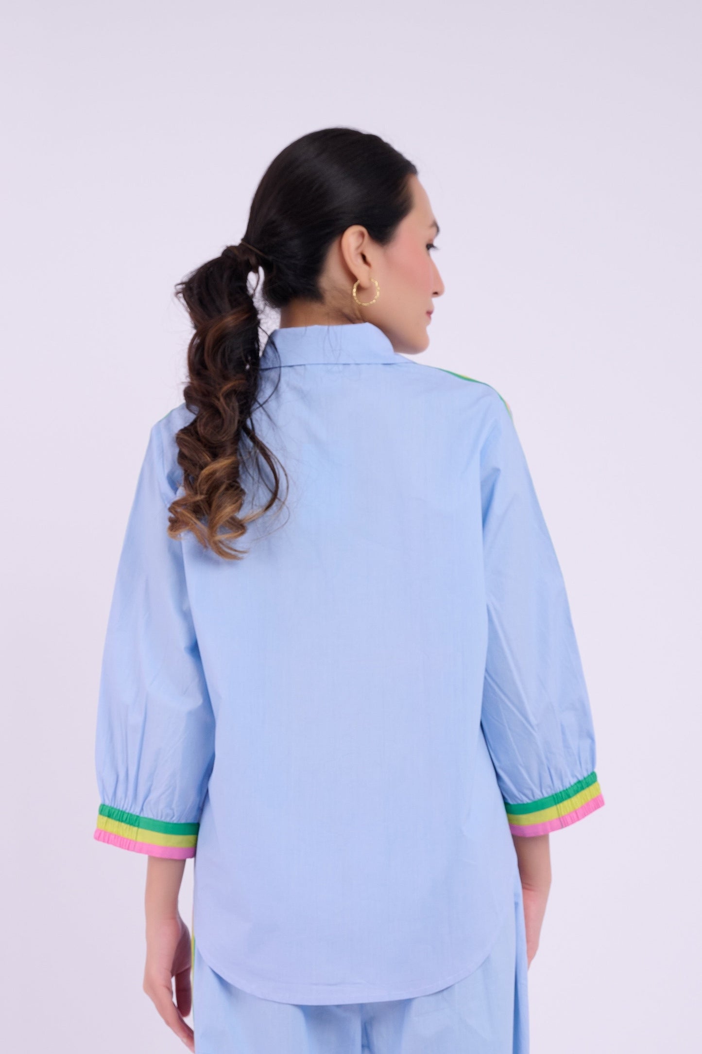 Harper Top - Light Blue