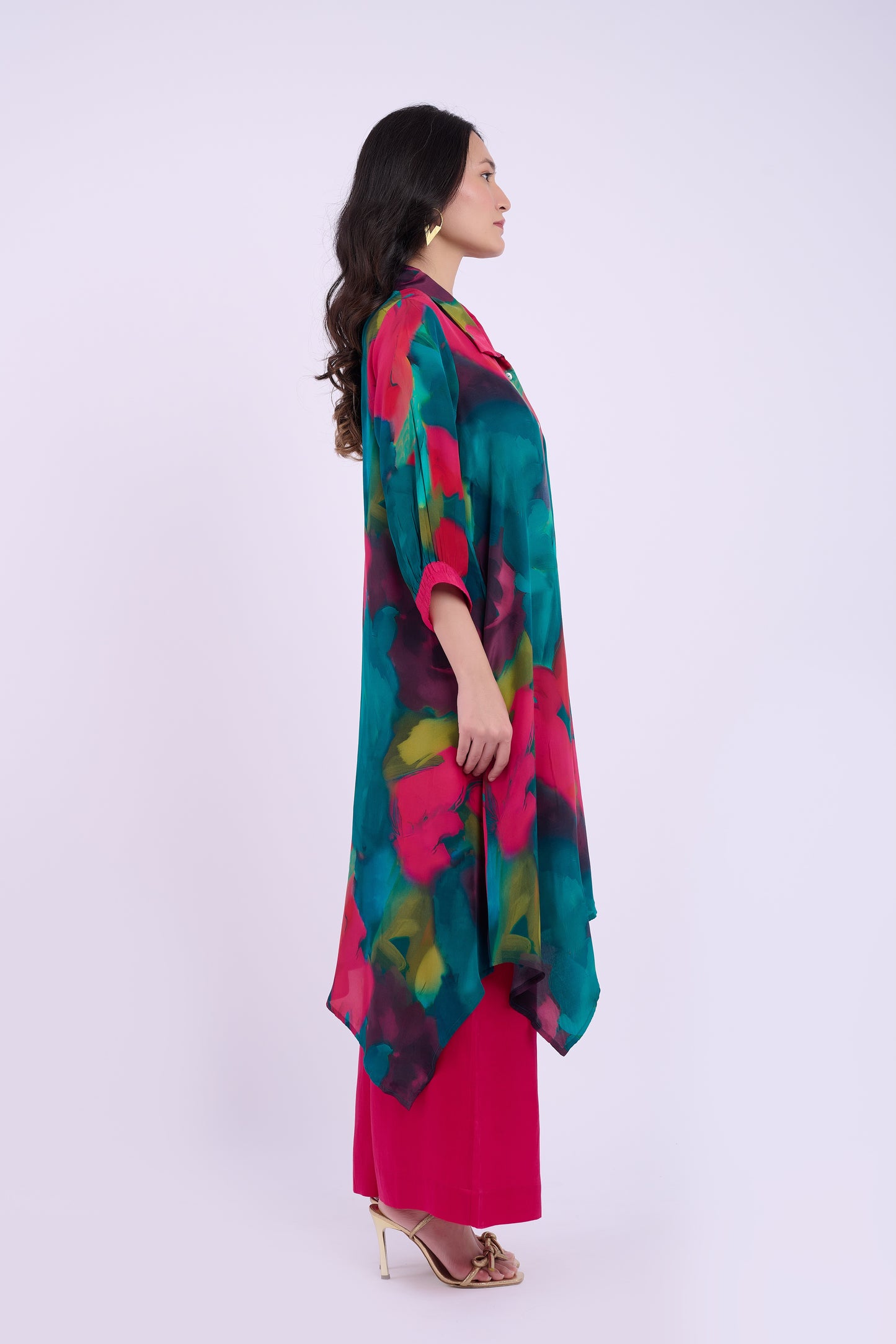 Elvis Crepe Set - Abstract Green