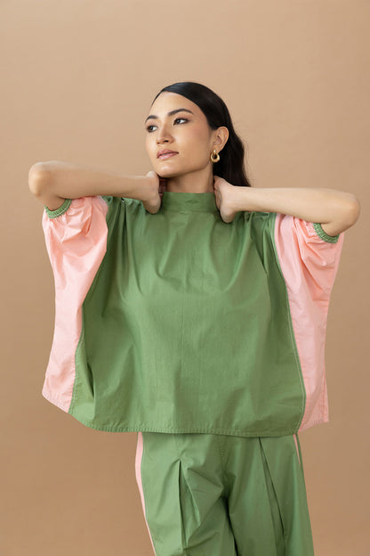 Gina Top - Olive & Quartz