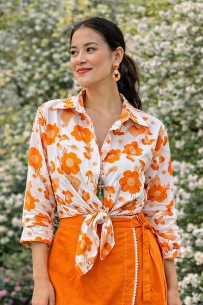 Harper Shirt - Orange