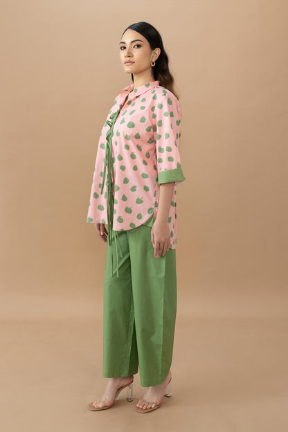 Krista Set  - Dot Matrix Quartz Pink & Olive