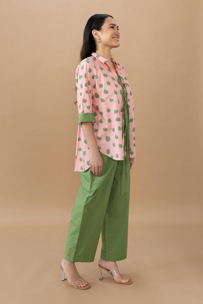 Krista Set  - Dot Matrix Quartz Pink & Olive