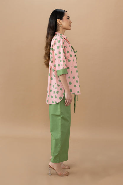 Krista Set  - Dot Matrix Quartz Pink & Olive