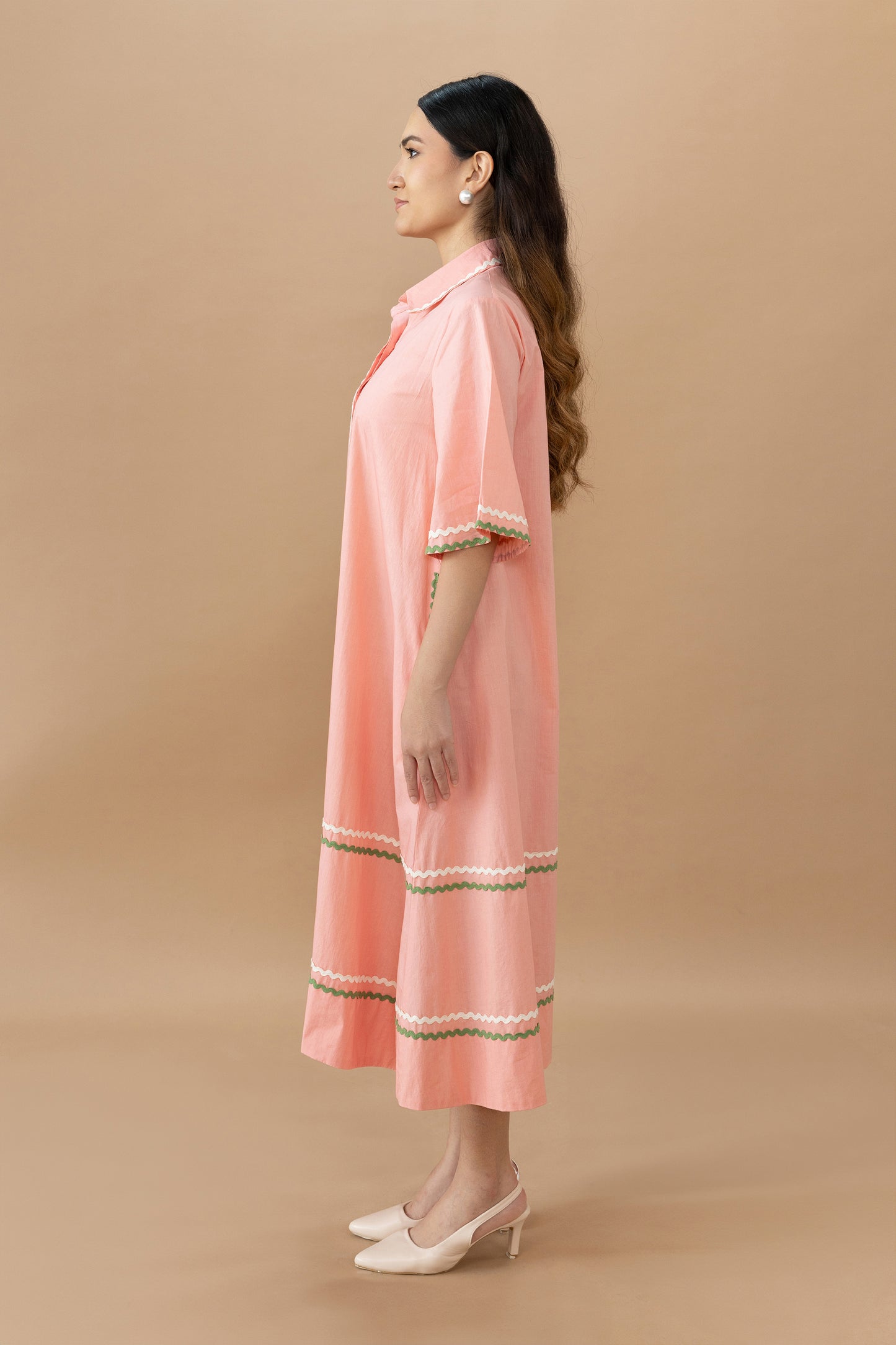 Nicole Dress - Quartz Pink