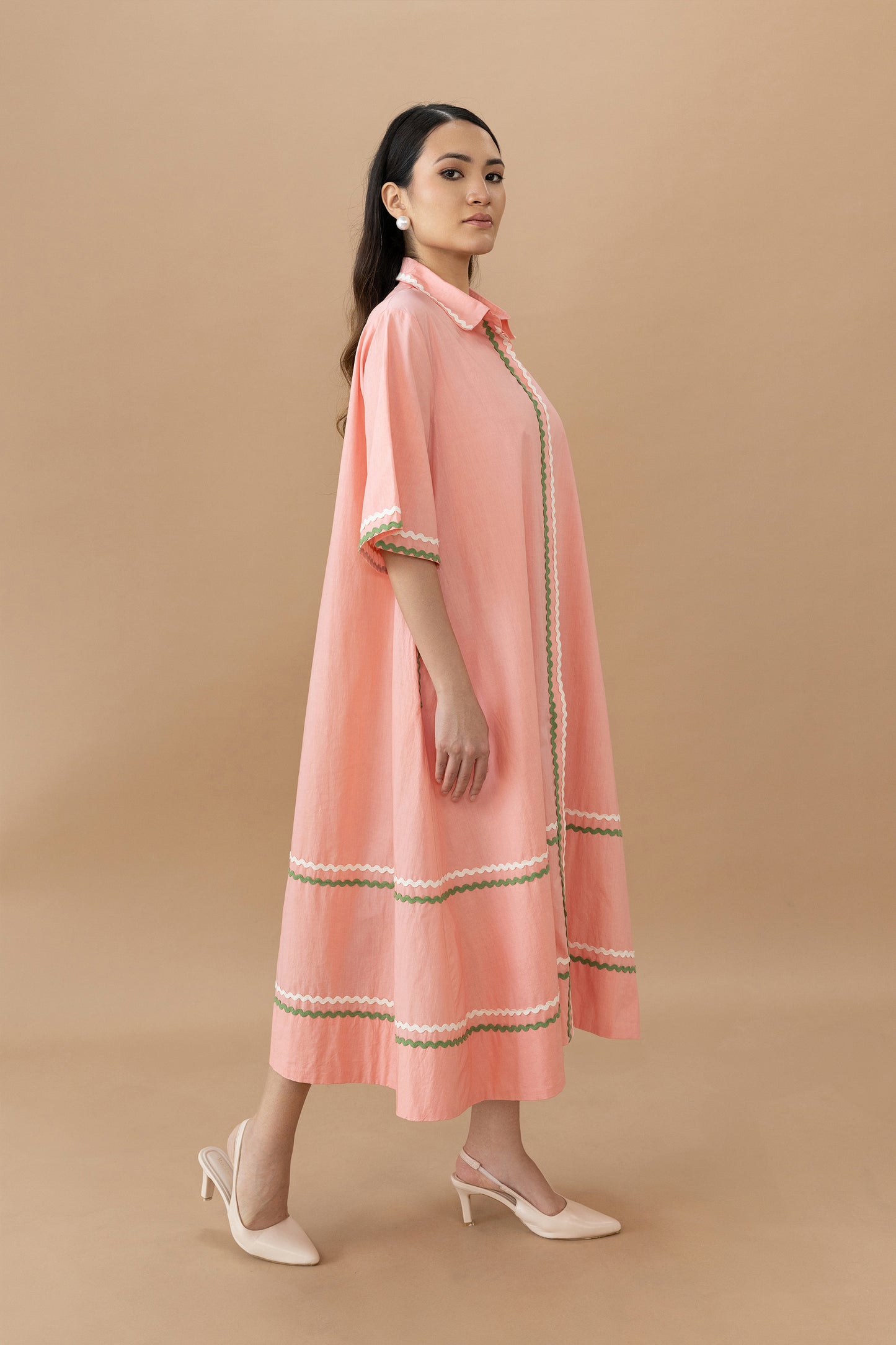 Nicole Dress - Quartz Pink