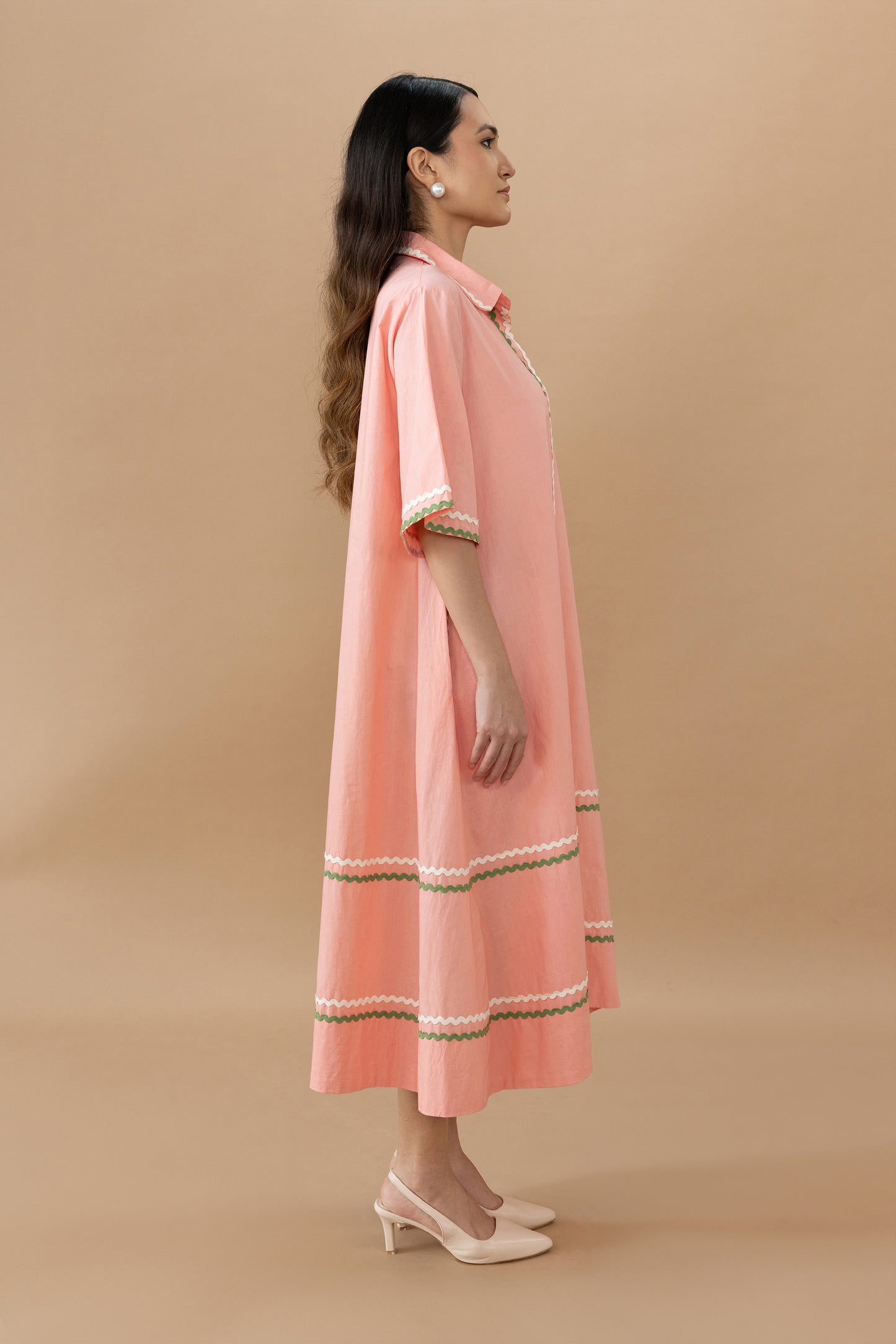 Nicole Dress - Quartz Pink