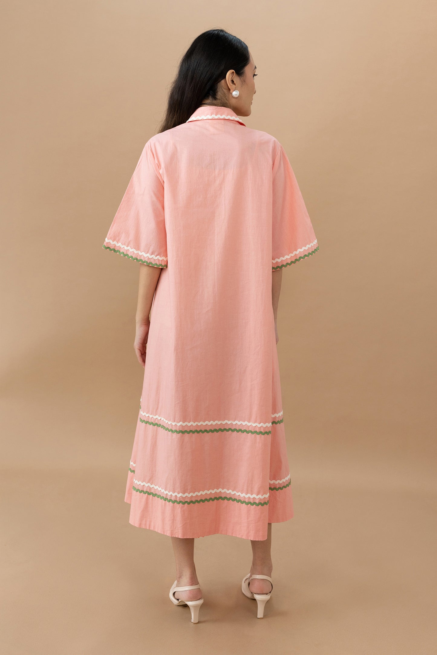Nicole Dress - Quartz Pink