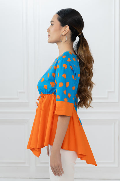 Seria Top -   Blue Orange Dot Matrix