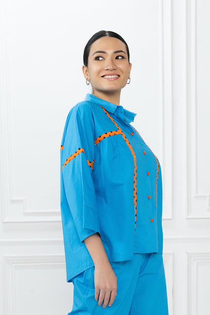 Jordan Top - Azure Blue