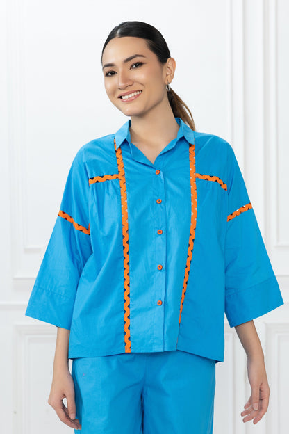 Jordan Top - Azure Blue
