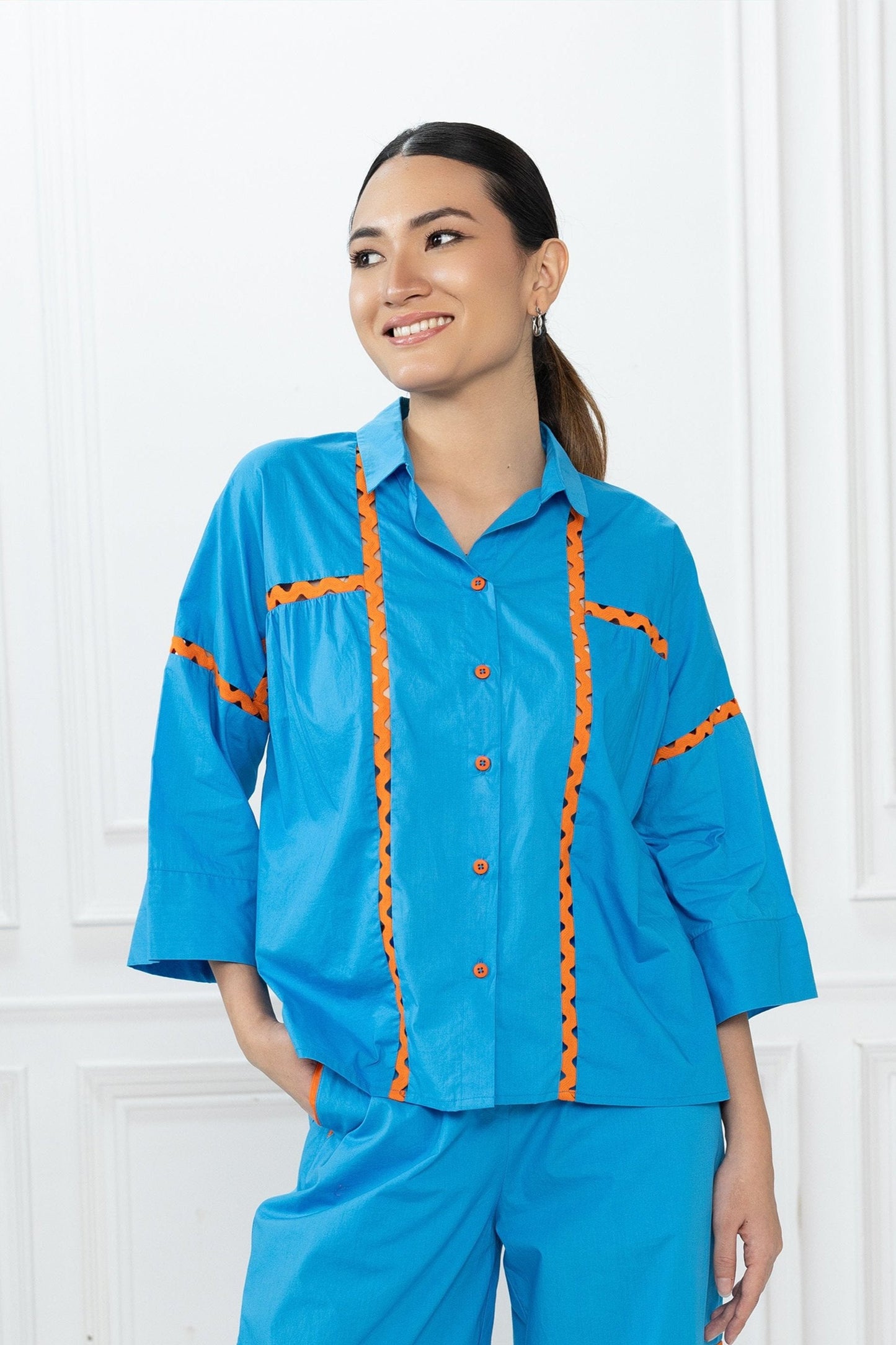 Jordan Top - Azure Blue