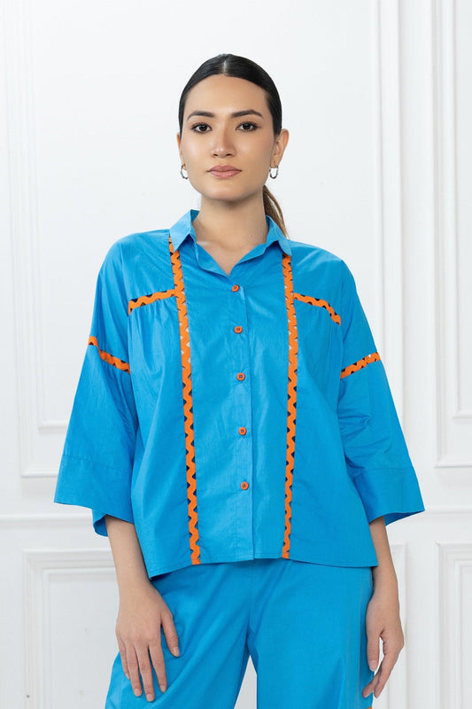 Jordan Top - Azure Blue