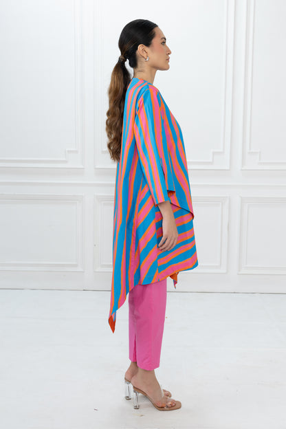Edison Set - Blue Stripes & Pink