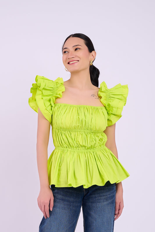 Malla Top - Lime