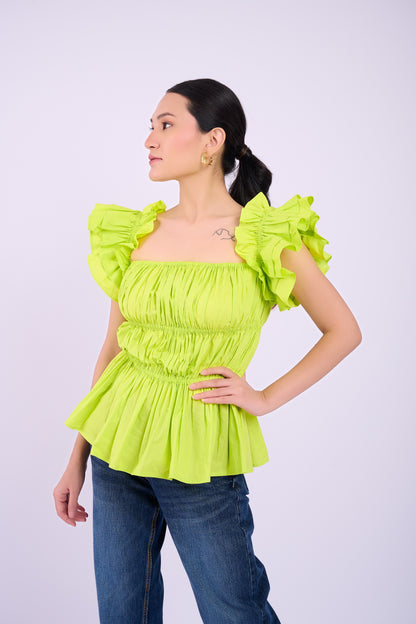 Malla Top - Lime