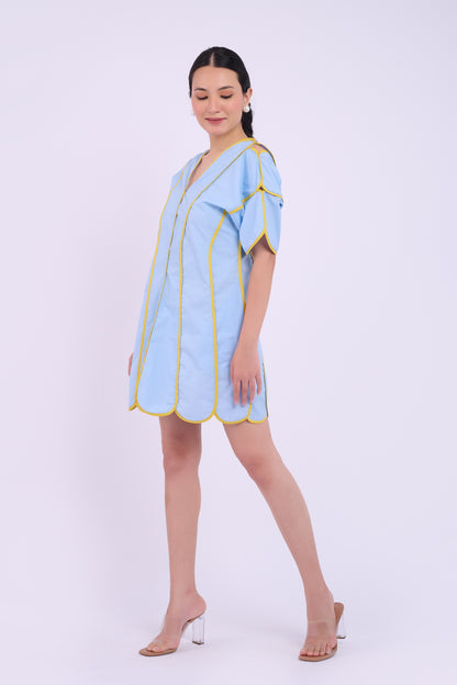 Hally Dress - Light Blue