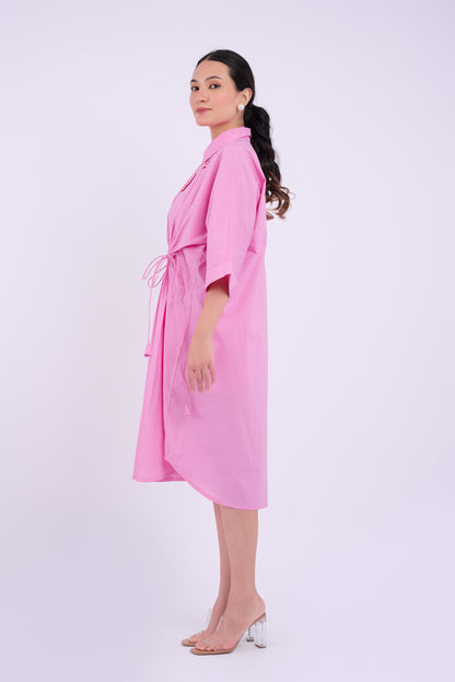 Embellished Austin Dress - Pink